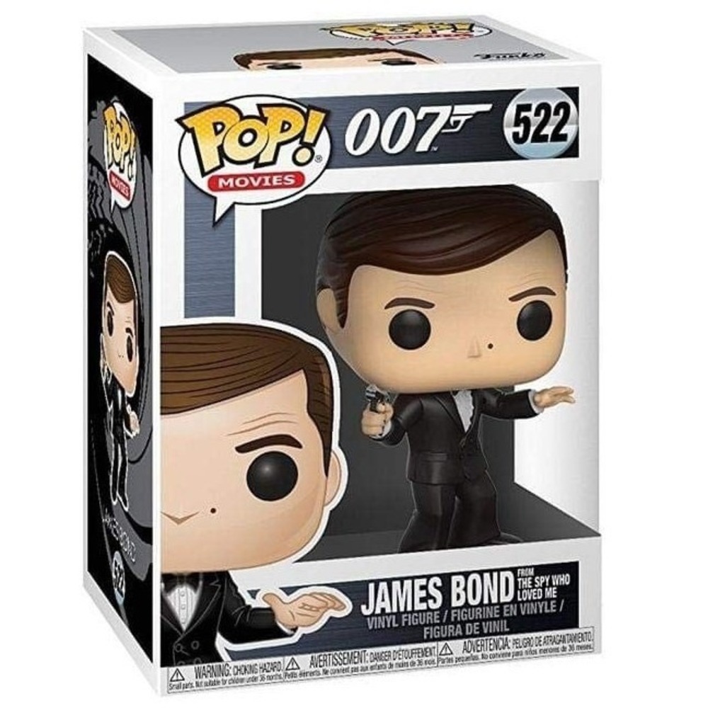 Funko Pop Movies James Bond 007 Roger Moore Spy Who Loved Me Figure 522 Vinyl